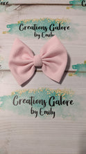 Load image into Gallery viewer, Light Pink Solid Bullet Headwraps & Bows