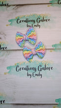 Load image into Gallery viewer, Spring Multi-Color Chevron Print Headwraps & Bows