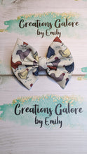 Load image into Gallery viewer, Chickens Print Headwraps & Bows