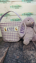 Load image into Gallery viewer, *PRE-ORDER* Embroidered Gingham/Seersucker Buckets for any holiday