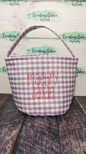 Load image into Gallery viewer, *PRE-ORDER* Embroidered Gingham/Seersucker Buckets for any holiday