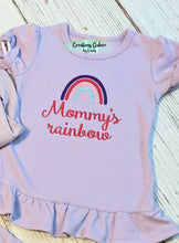 Load image into Gallery viewer, Rainbow (any wording you want below) Embroidered Shirt