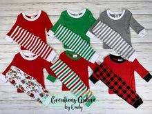 Load image into Gallery viewer, LTC Kids 2 piece Pajamas Set *Solids & Stripes*