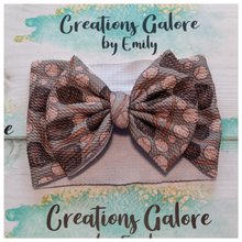 Load image into Gallery viewer, Baseball Vintage Print Headwraps & Bows