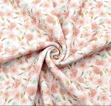 Load image into Gallery viewer, Pink Floral Print Headwraps & Bows