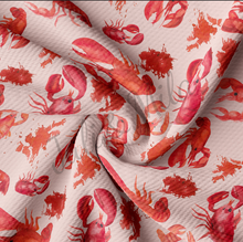 Load image into Gallery viewer, Watercolor Crawfish Print Headwraps & Bows