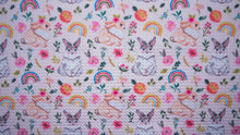 Load image into Gallery viewer, Rainbow Bunny Print Headwraps & Bows
