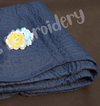 Load image into Gallery viewer, Embroidered Crib-Sized Heirloom Quilt - IN STOCK