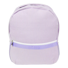 Load image into Gallery viewer, Seersucker Backpack (several colors)
