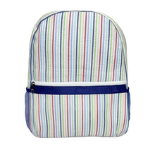 Load image into Gallery viewer, Seersucker Backpack (several colors)
