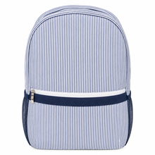 Load image into Gallery viewer, Seersucker Backpack (several colors)
