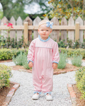 Load image into Gallery viewer, Annie Romper - Light Pink &amp; Light Blue
