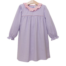 Load image into Gallery viewer, Audrey Dress - Lavender Stripe &amp; Light Pink
