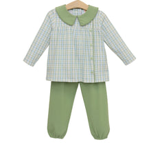 Load image into Gallery viewer, Basin Plaid Liam Bloomer Pants Set
