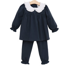 Load image into Gallery viewer, Catherine Bloomer Pant Set - Navy
