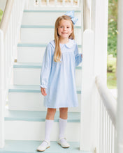 Load image into Gallery viewer, Catherine Dress - Light Blue Windowpane
