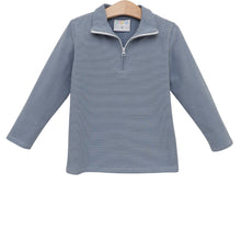 Load image into Gallery viewer, Evan Pullover - Dusty Blue Stripe
