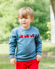 Load image into Gallery viewer, Firetruck Trio French Terry Pullover
