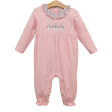 Load image into Gallery viewer, Frosty Friends Ruffle Romper

