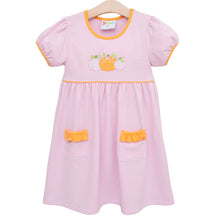 Load image into Gallery viewer, Harvest Trio Ruffle Pocket Dress
