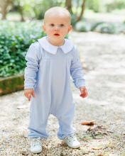 Load image into Gallery viewer, Henry Romper - Light Blue Stripe
