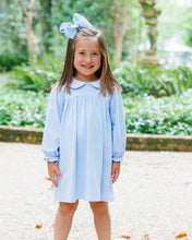 Load image into Gallery viewer, Lottie Dress - Light Blue Stripe
