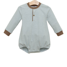 Load image into Gallery viewer, Nathan Bubble - Dusty Sage Stripe &amp; Light Brown
