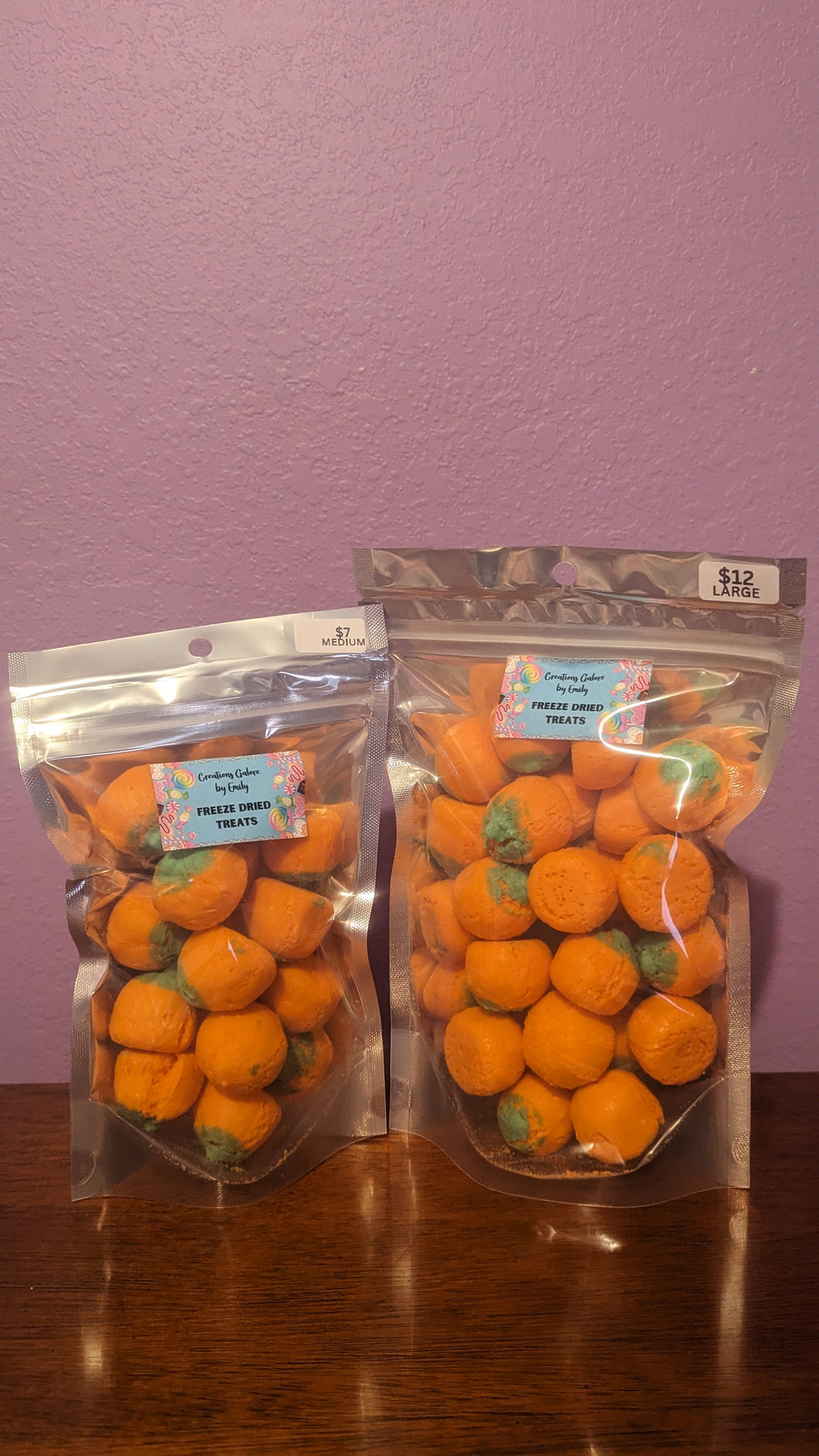 Freeze Dried Pumpkin Corn Crunchers Candy