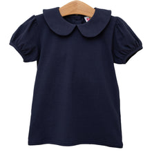 Load image into Gallery viewer, Peter Pan Collar Top - Navy
