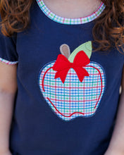 Load image into Gallery viewer, Primary Plaid Apple Ruffle Short Set
