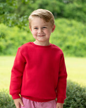 Load image into Gallery viewer, Pullover Fleece Sweatshirt - Red
