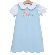 Load image into Gallery viewer, Pumpkin Bow Scallop Jumper Set
