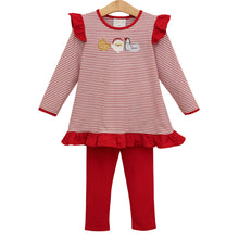 Load image into Gallery viewer, Santa's Treats Ruffle Pants Set
