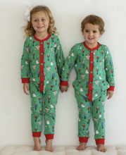 Load image into Gallery viewer, LTC Kids 1 piece Pajama Faux Bumflap Bodysuit *Prints*
