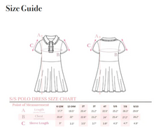 Load image into Gallery viewer, St. Jude&#39;s Embroidered Girls Ruffle Collar Polo Dress
