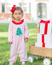 Load image into Gallery viewer, Underneath the Tree Ruffle Romper
