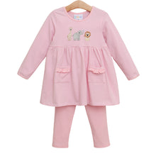 Load image into Gallery viewer, Zoo Crew Ruffle Pocket Pants Set
