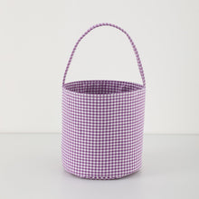 Load image into Gallery viewer, *PRE-ORDER* Embroidered Gingham/Seersucker Buckets for any holiday
