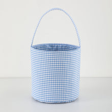 Load image into Gallery viewer, *PRE-ORDER* Embroidered Gingham/Seersucker Buckets for any holiday
