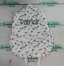 Load image into Gallery viewer, Nylon Full Size Backpack (several prints)
