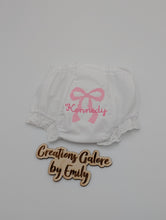 Load image into Gallery viewer, Paty Eyelet Trim Diaper Cover
