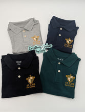 Load image into Gallery viewer, St. Jude's Embroidered Unisex Short Sleeve Soft Pique Polos
