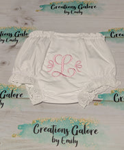 Load image into Gallery viewer, Paty Eyelet Trim Diaper Cover
