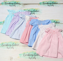 Load image into Gallery viewer, Smocked Doll Dresses for 14"-18" dolls
