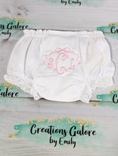 Load image into Gallery viewer, Paty Eyelet Trim Diaper Cover
