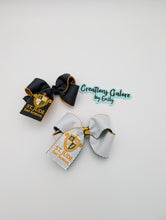 Load image into Gallery viewer, St. Jude School Bows - Solid Color with Embroidered Logo

