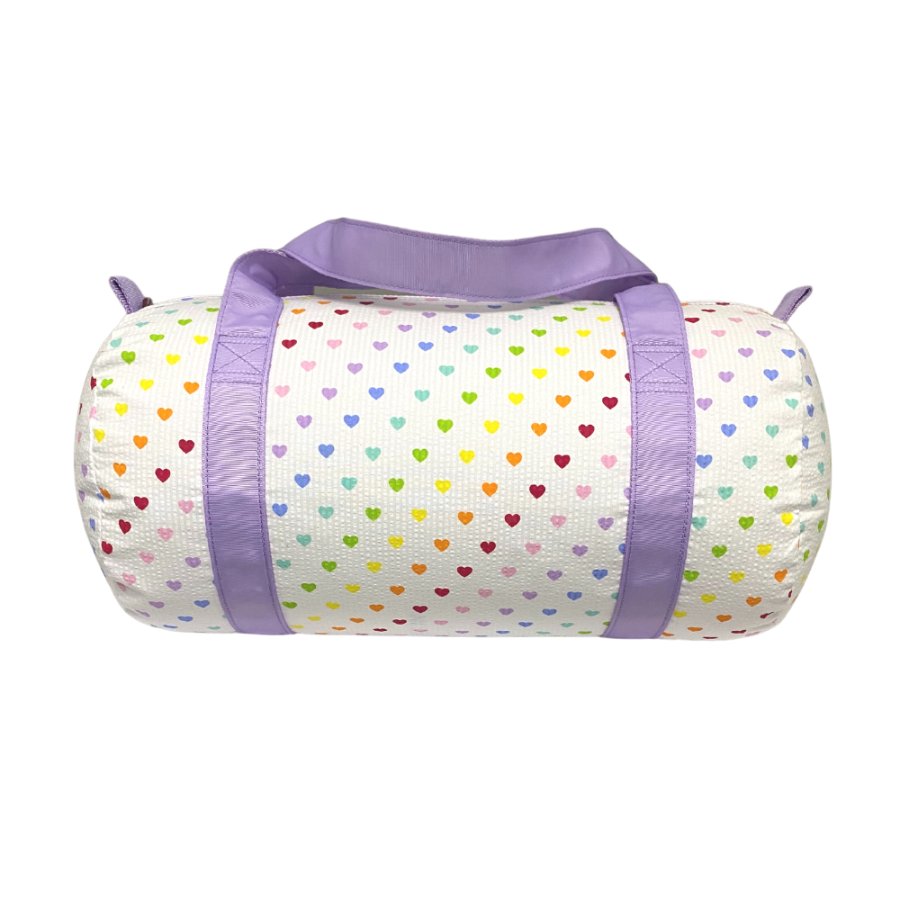 Mint Brand Personalized Seersucker Baby Size Duffel Bag (13