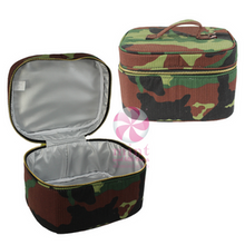 Load image into Gallery viewer, Mint Brand Personalized Seersucker Zippered Train Case
