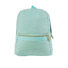 Load image into Gallery viewer, Mint Brand Personalized Seersucker Small Toddler Size Backpack
