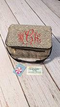 Load image into Gallery viewer, Mint Brand Personalized Seersucker Flip Top Lunchbox
